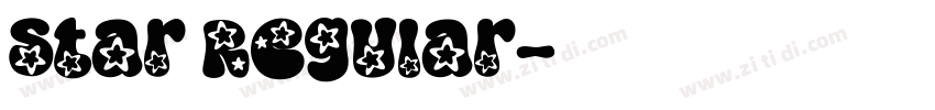 Star Regular字体转换